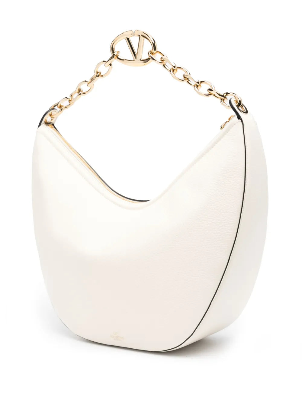 Valentino Garavani Vlogo Signature Leather Shoulder Bag — Same as shown — Size One Size — Back View