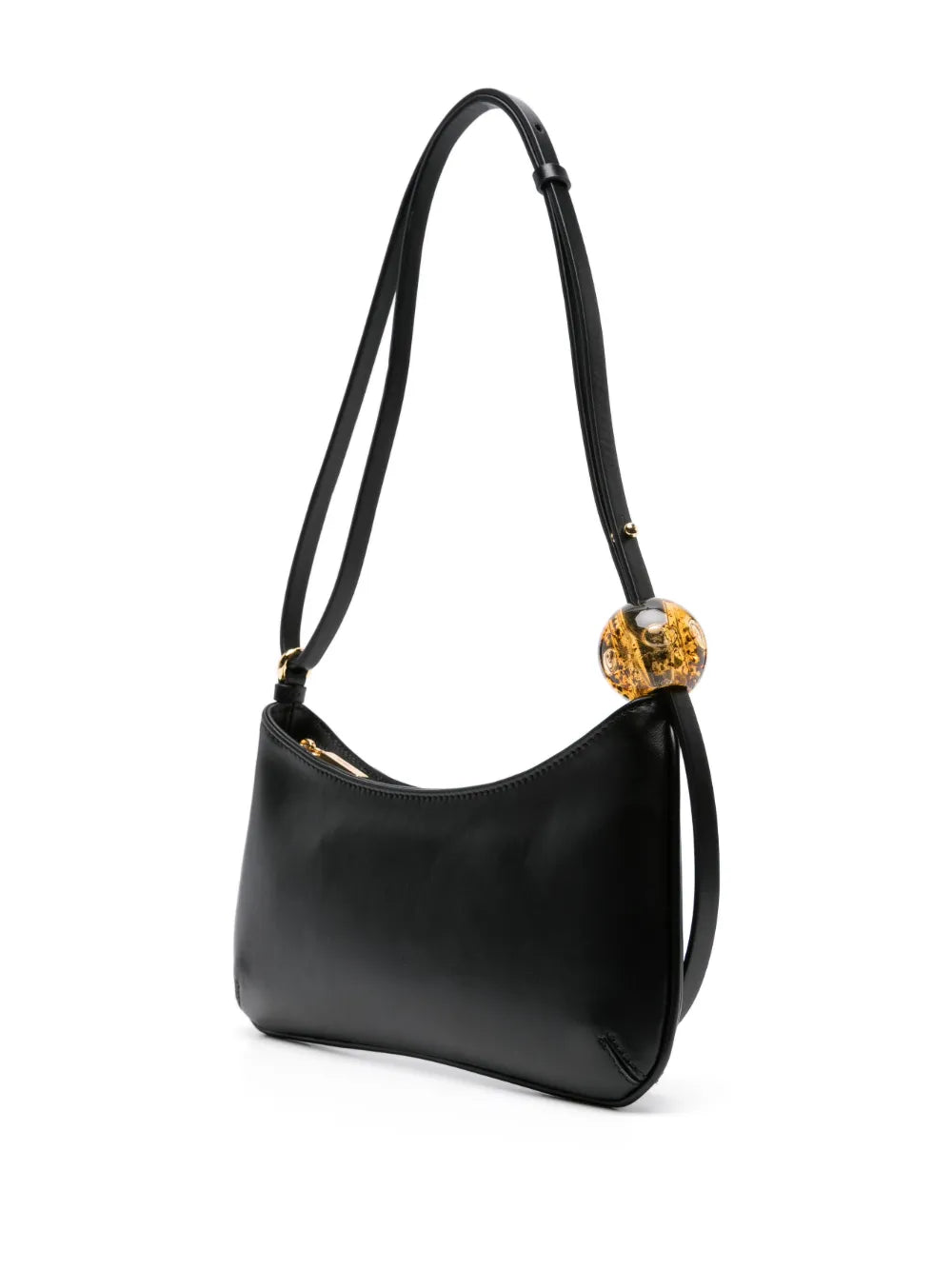 Jacquemus Le Bisou Perle Leather Shoulder Bag — Same as shown — Size One Size — Back View