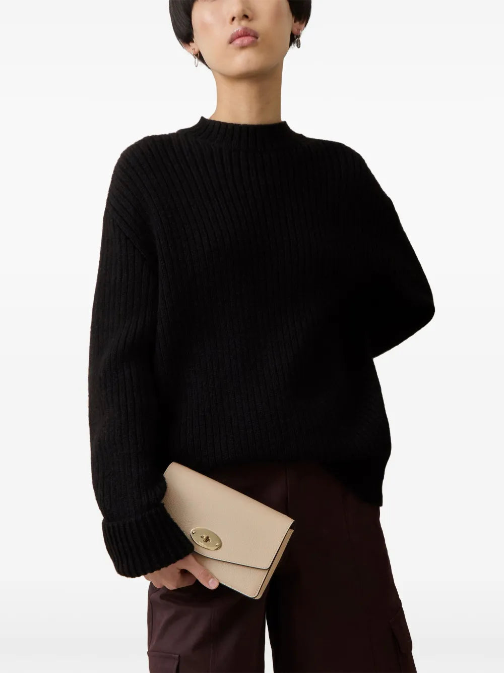 Mulberry Small Darley Leather Shoulder Bag — Same as shown — Size One Size — Back View