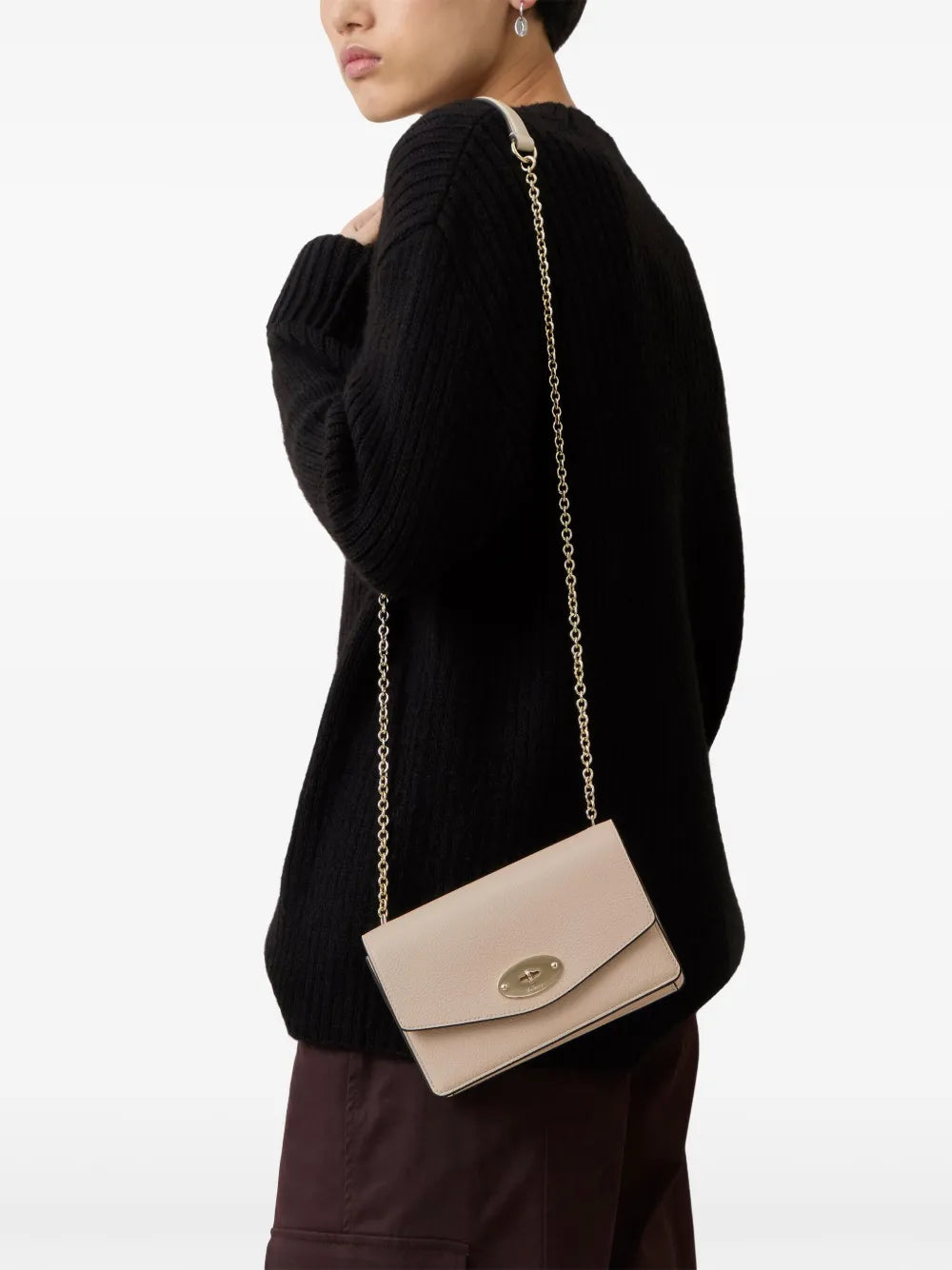 Mulberry Small Darley Leather Shoulder Bag — Same as shown — Size One Size — Side View