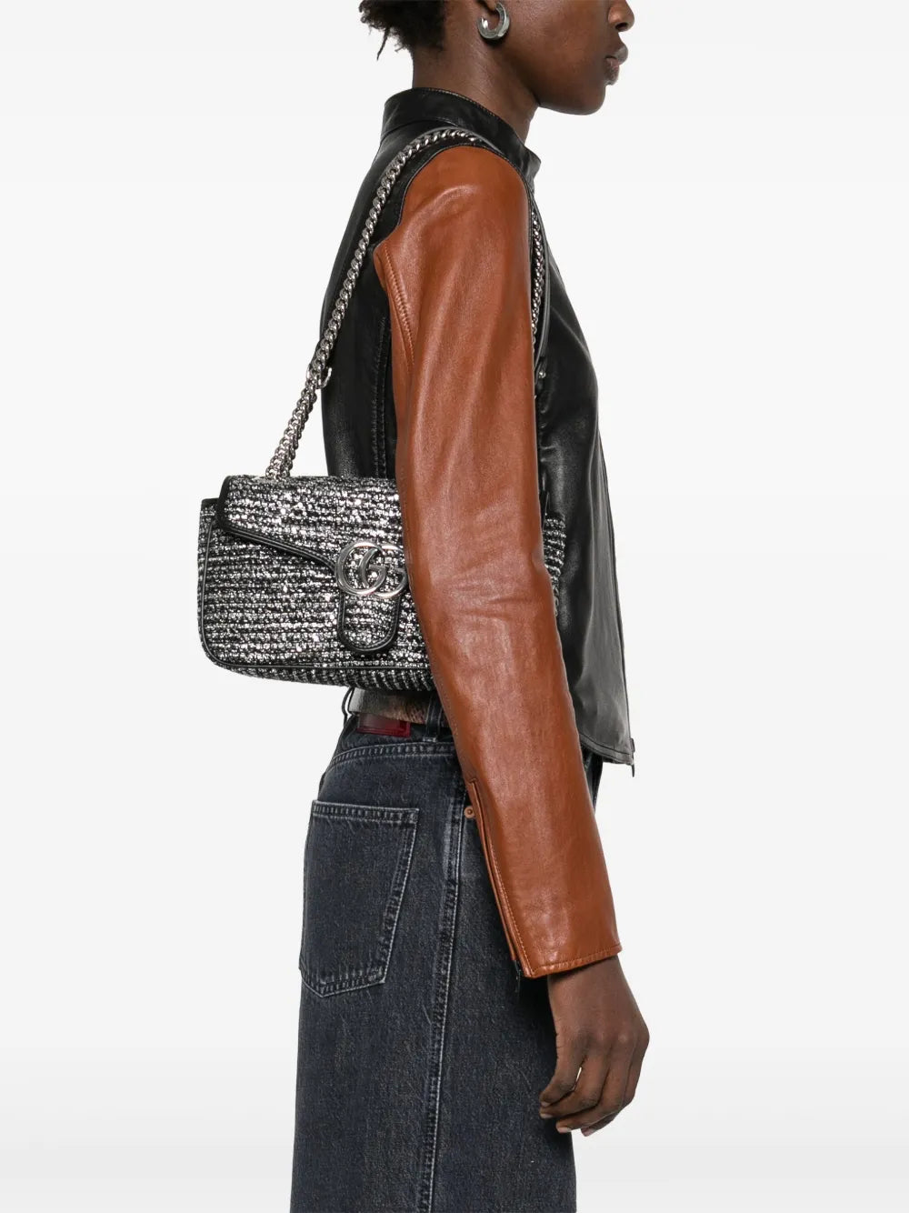 Gucci Small Gg Marmont Shoulder Bag — Same as shown — Size One Size — Side View