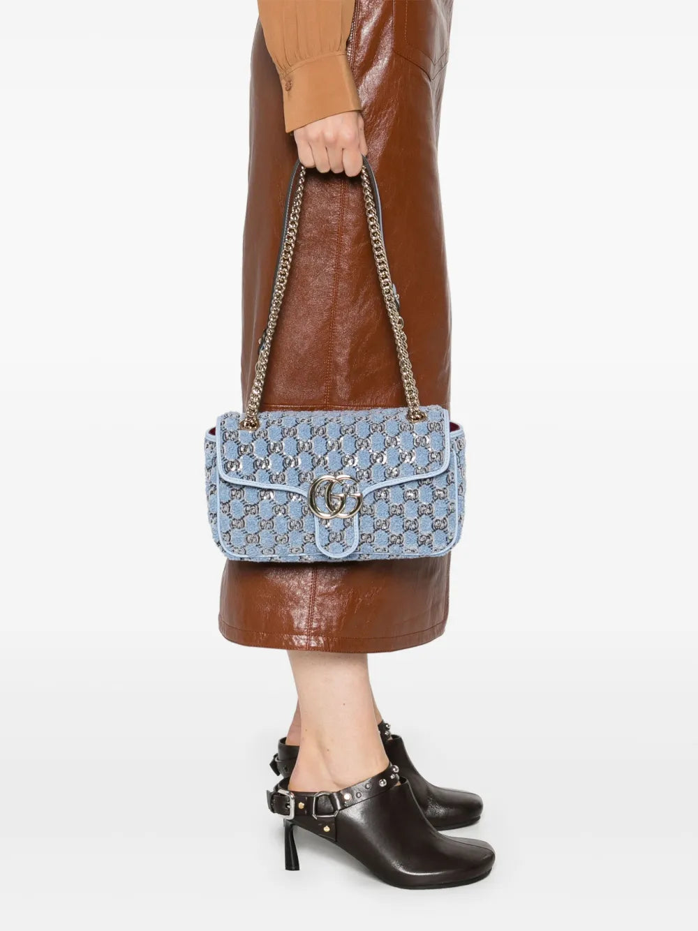Gucci Small Gg Marmont Shoulder Bag — Same as shown — Size One Size — Side View