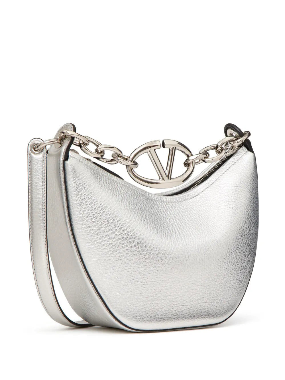 Valentino Garavani Mini Vlogo Moon Hobo Bag — Same as shown — Size One Size — Back View