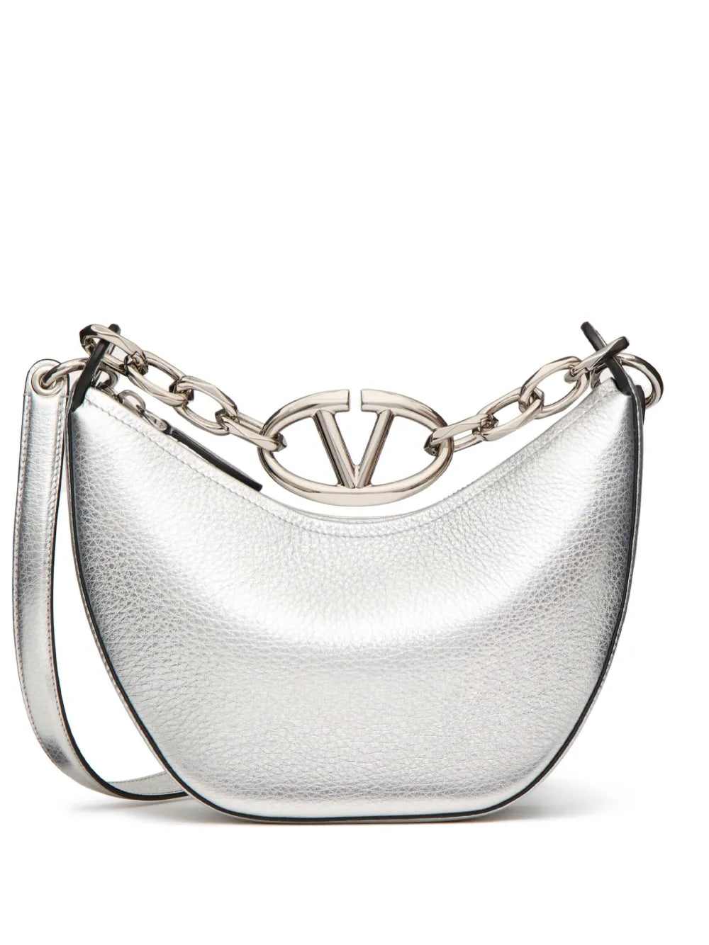 Valentino Garavani Mini Vlogo Moon Hobo Bag — Same as shown — Size One Size — Front View