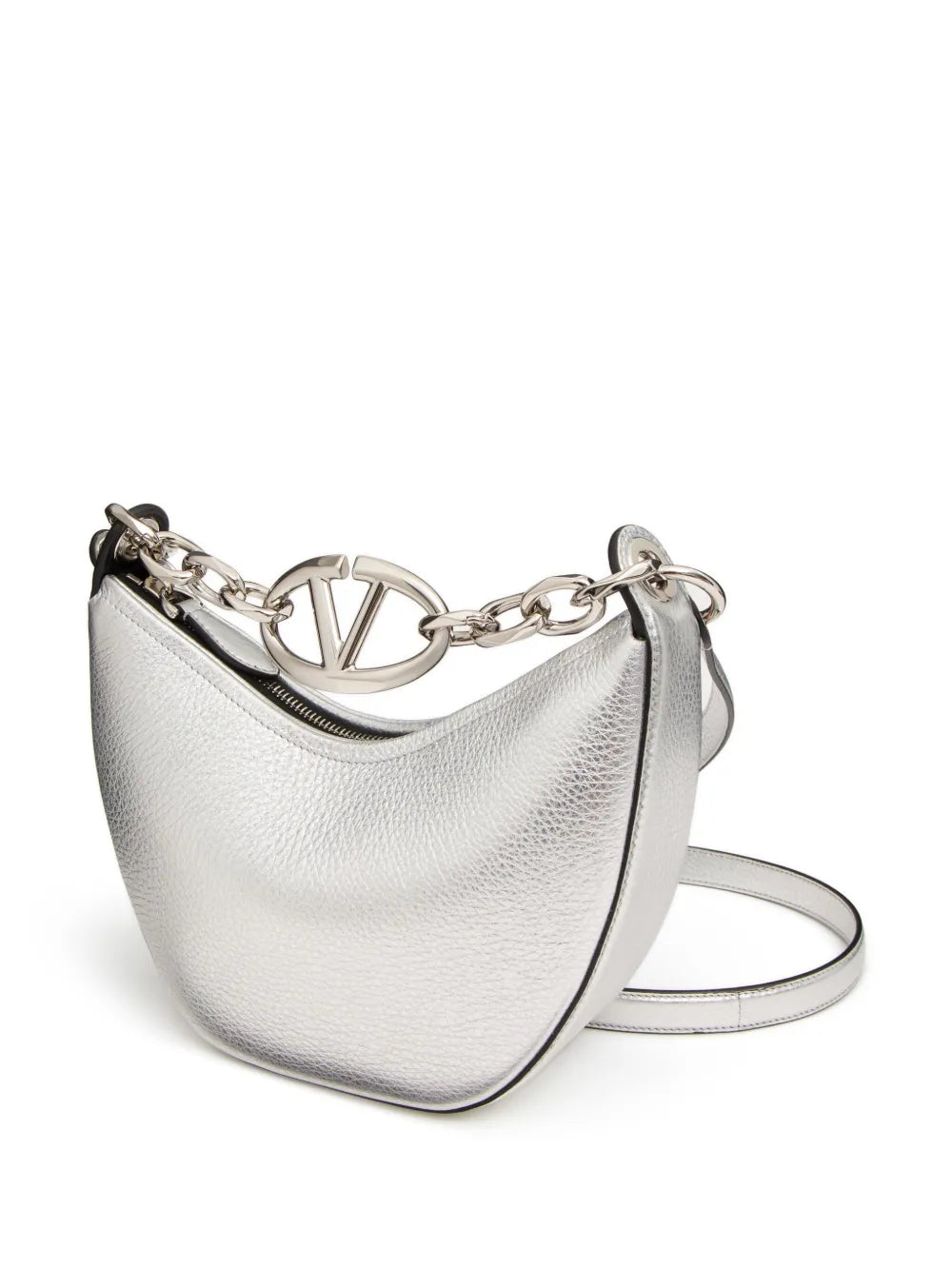 Valentino Garavani Mini Vlogo Moon Hobo Bag — Same as shown — Size One Size — Detail View