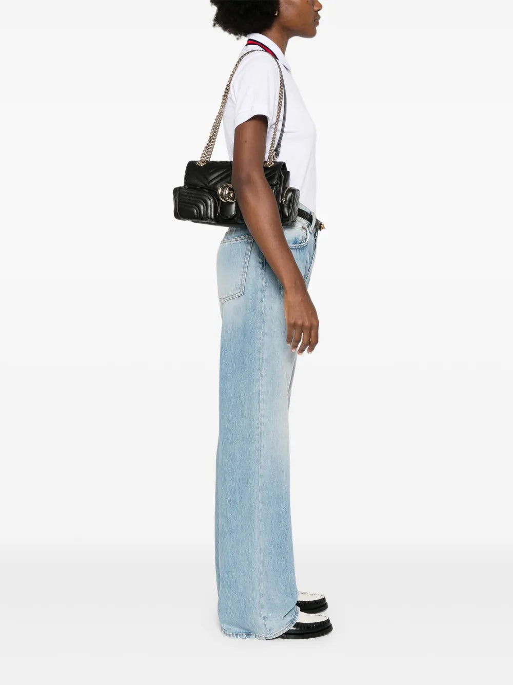 Gucci Small Gg Marmont Shoulder Bag — Same as shown — Size One Size — Side View
