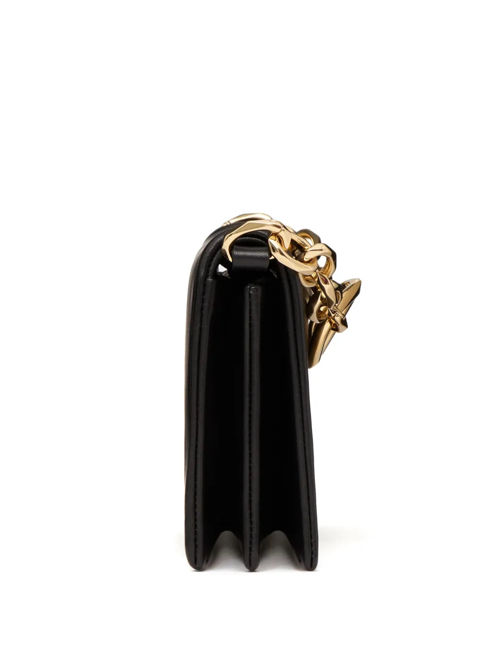 Valentino Garavani Vlogo Chain Leather Clutch Bag — Same as shown — Size One Size — Detail View