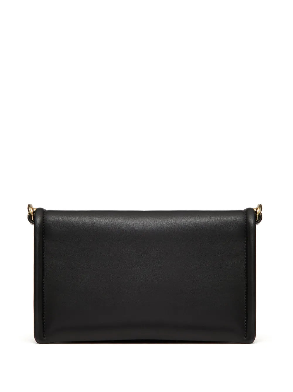 Valentino Garavani Vlogo Chain Leather Clutch Bag — Same as shown — Size One Size — Top View