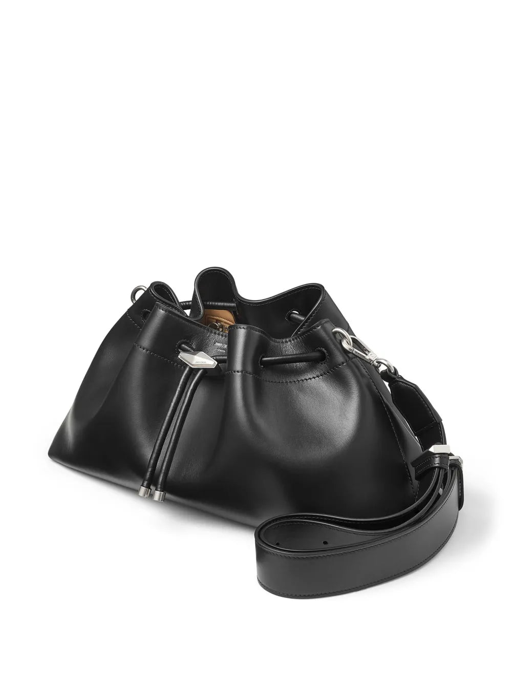 Jimmy Choo Medium Cinch Leather Bucket Bag — Same as shown — Size One Size — Back View