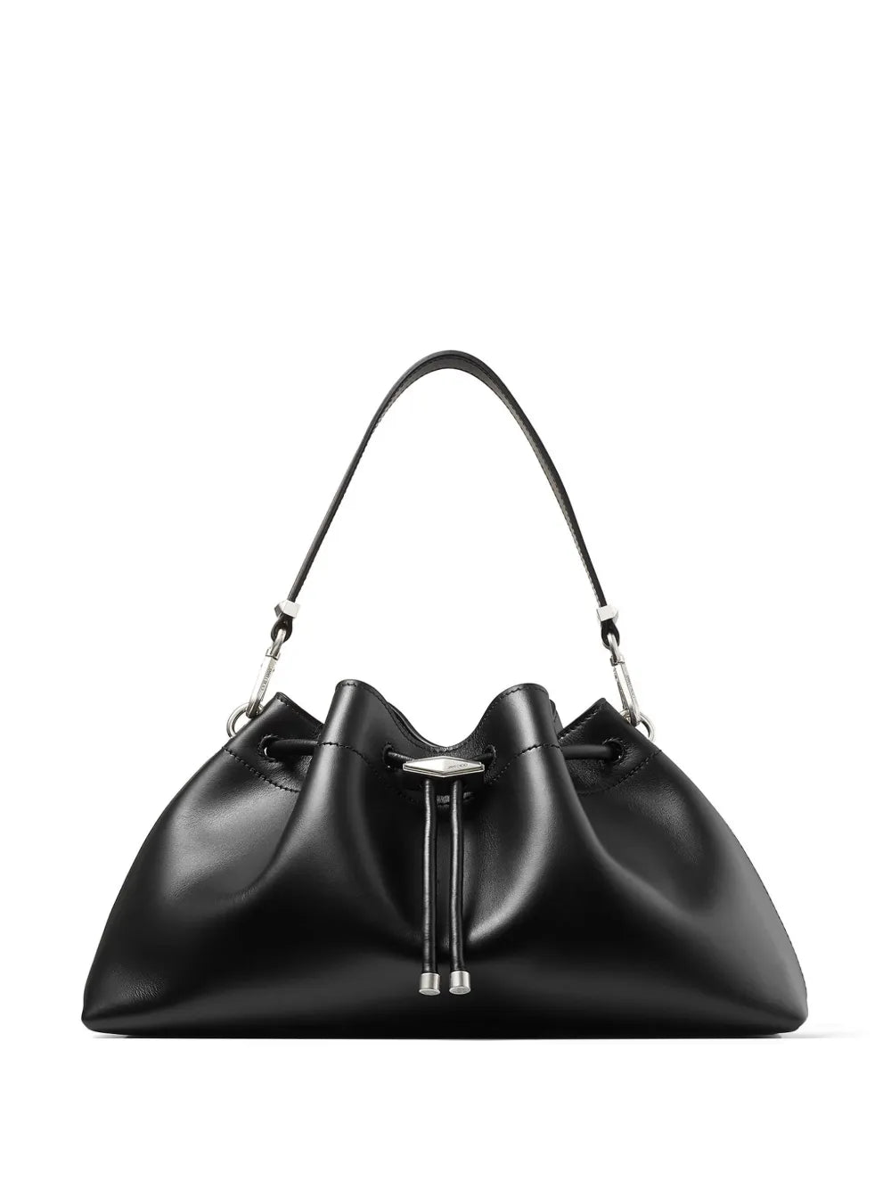 Jimmy Choo Medium Cinch Leather Bucket Bag — Same as shown — Size One Size — Front View