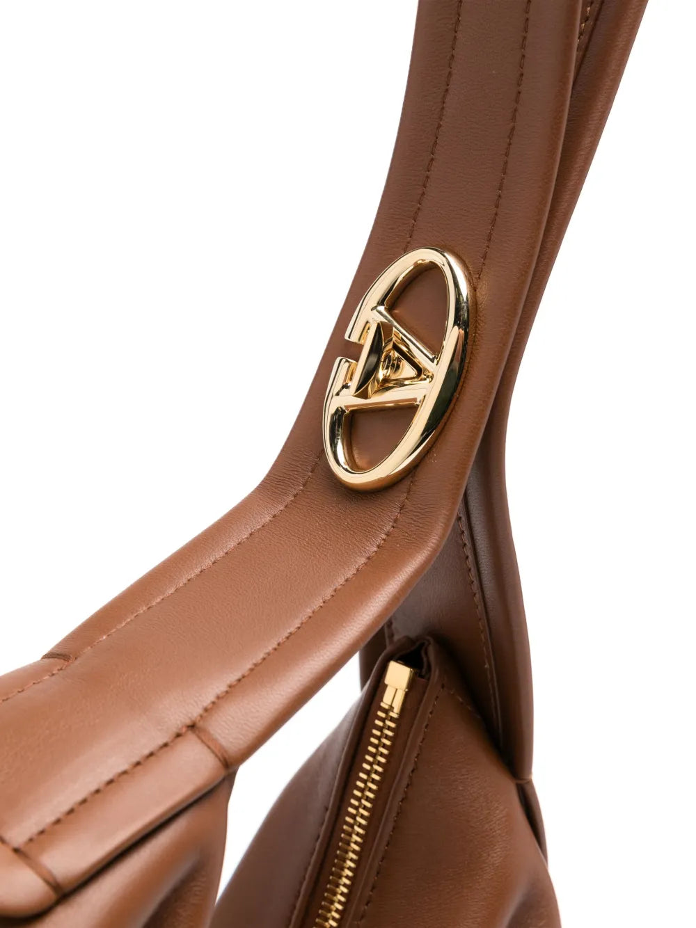 Valentino Garavani Vlogo Leather Shoulder Bag — Same as shown — Size One Size — Top View