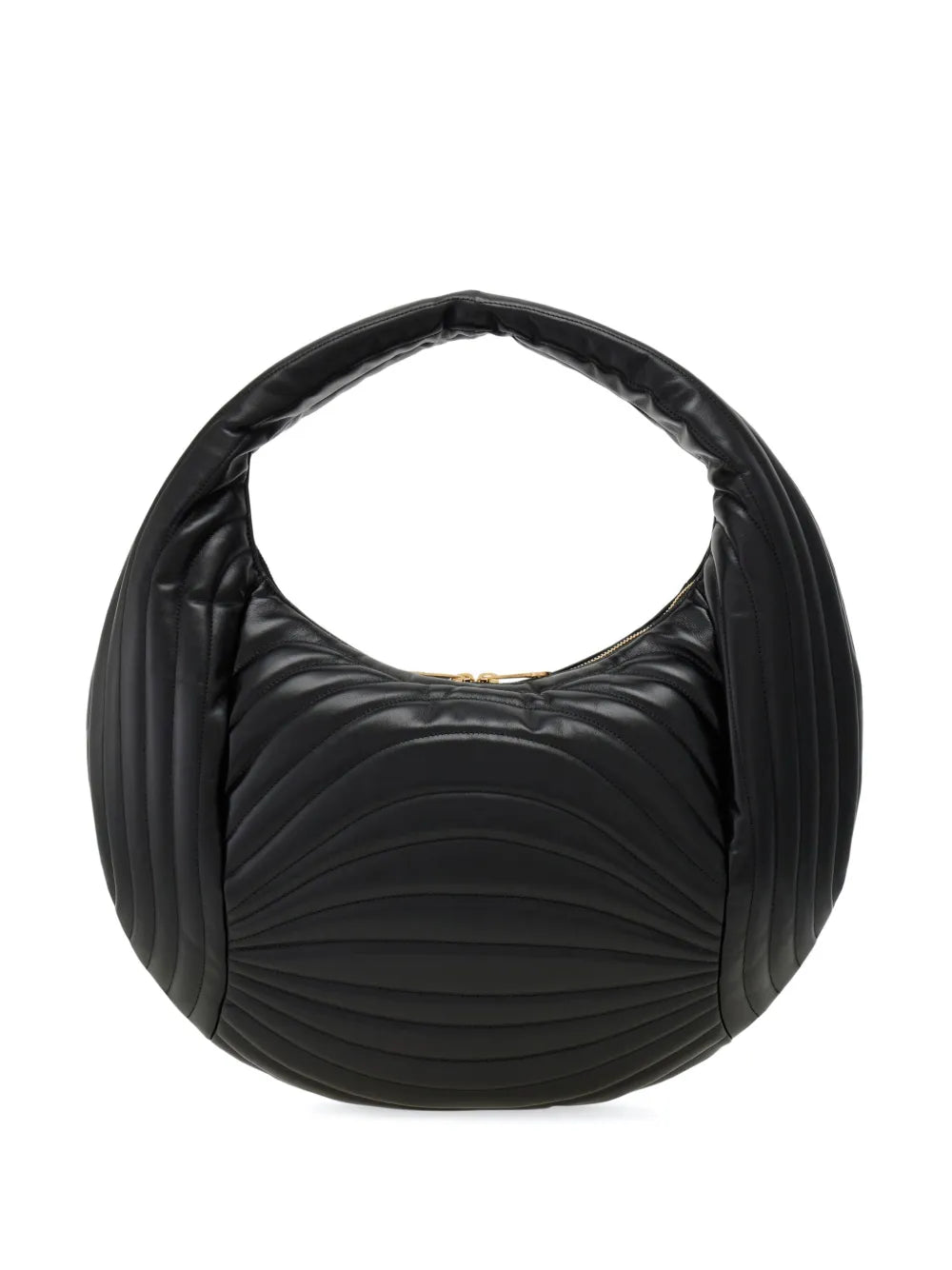 Ferragamo Quilted Hobo Bag — Same as shown — Size One Size — Side View