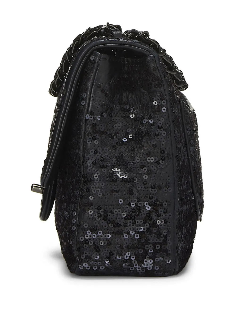 Chanel Pre Owned 2001 Jumbo Classic Flap Shoulder Bag — Same as shown — Size One Size — Top View
