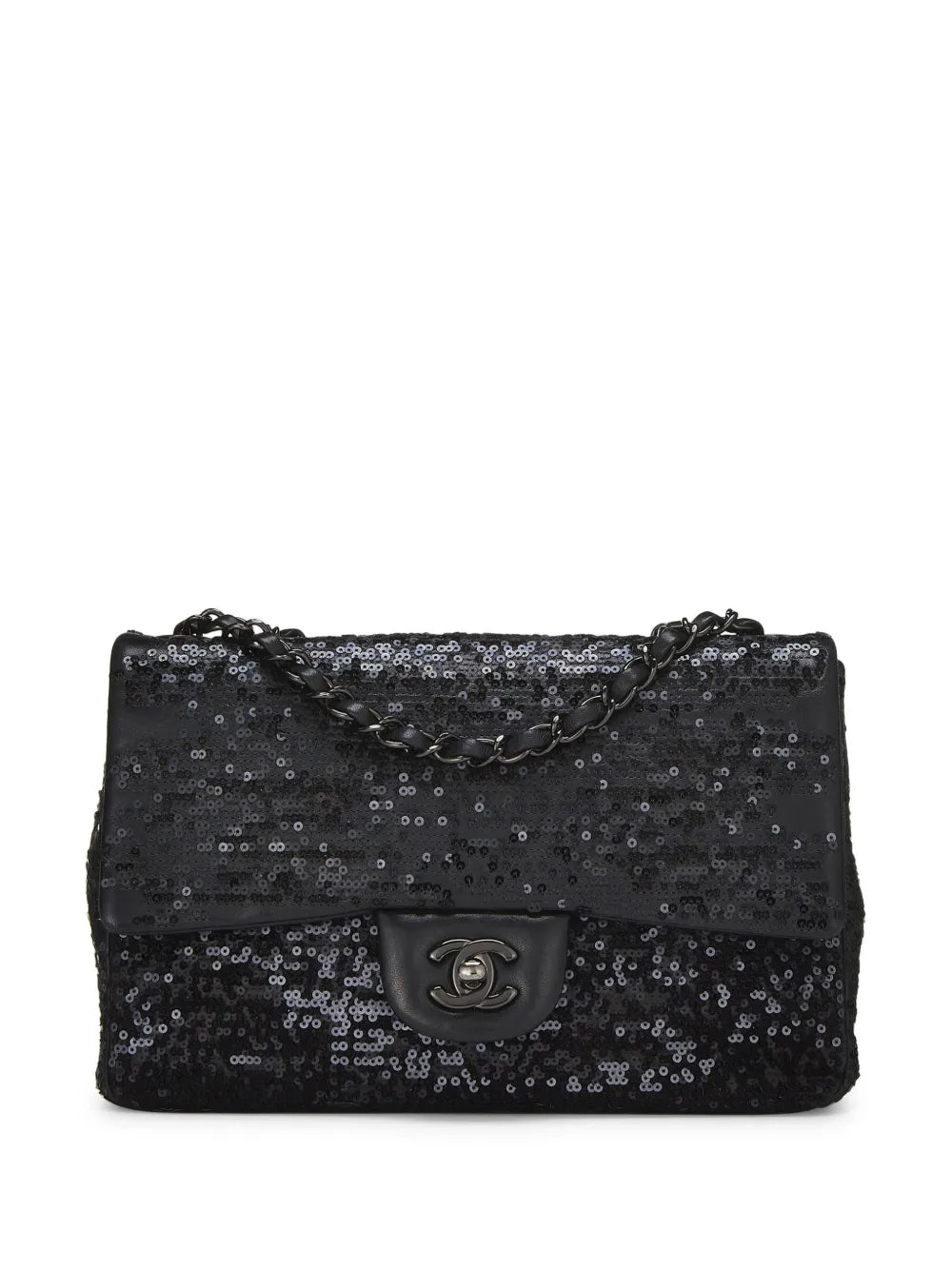 Chanel Pre Owned 2001 Jumbo Classic Flap Shoulder Bag — Same as shown — Size One Size — Front View