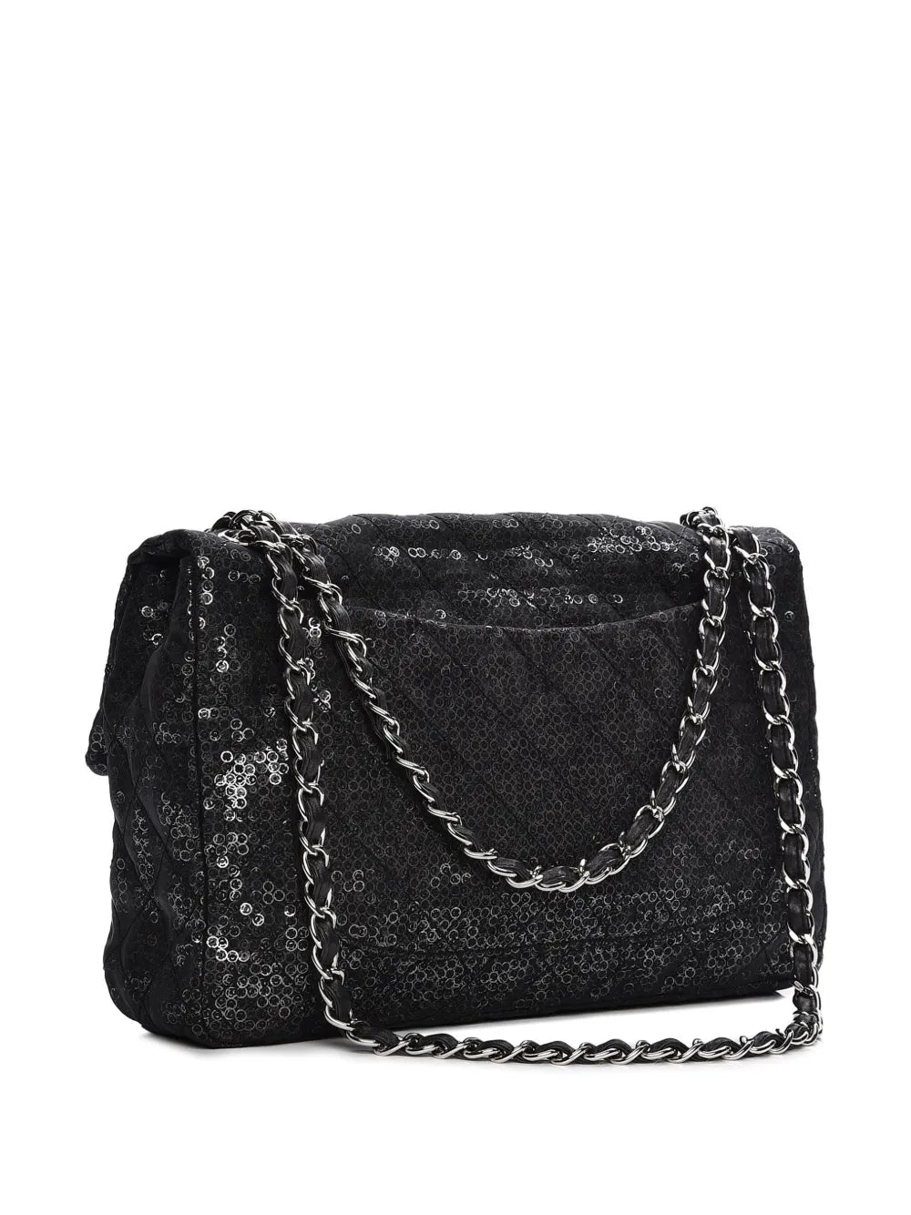 Chanel Pre Owned 2009 Jumbo Classic Flap Shoulder Bag — Same as shown — Size One Size — Side View