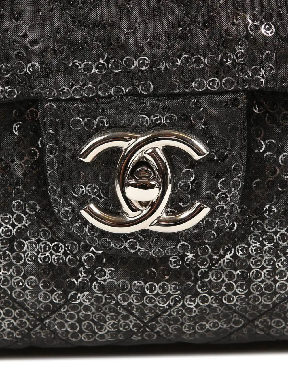 Chanel Pre Owned 2009 Jumbo Classic Flap Shoulder Bag — Same as shown — Size One Size — Top View