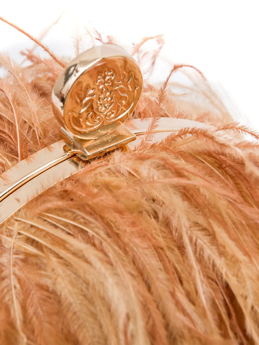 Isla Lily Feathered Shoulder Bag — Same as shown — Size One Size — Top View