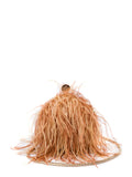 Isla Lily Feathered Shoulder Bag — Same as shown — Size One Size — Front View