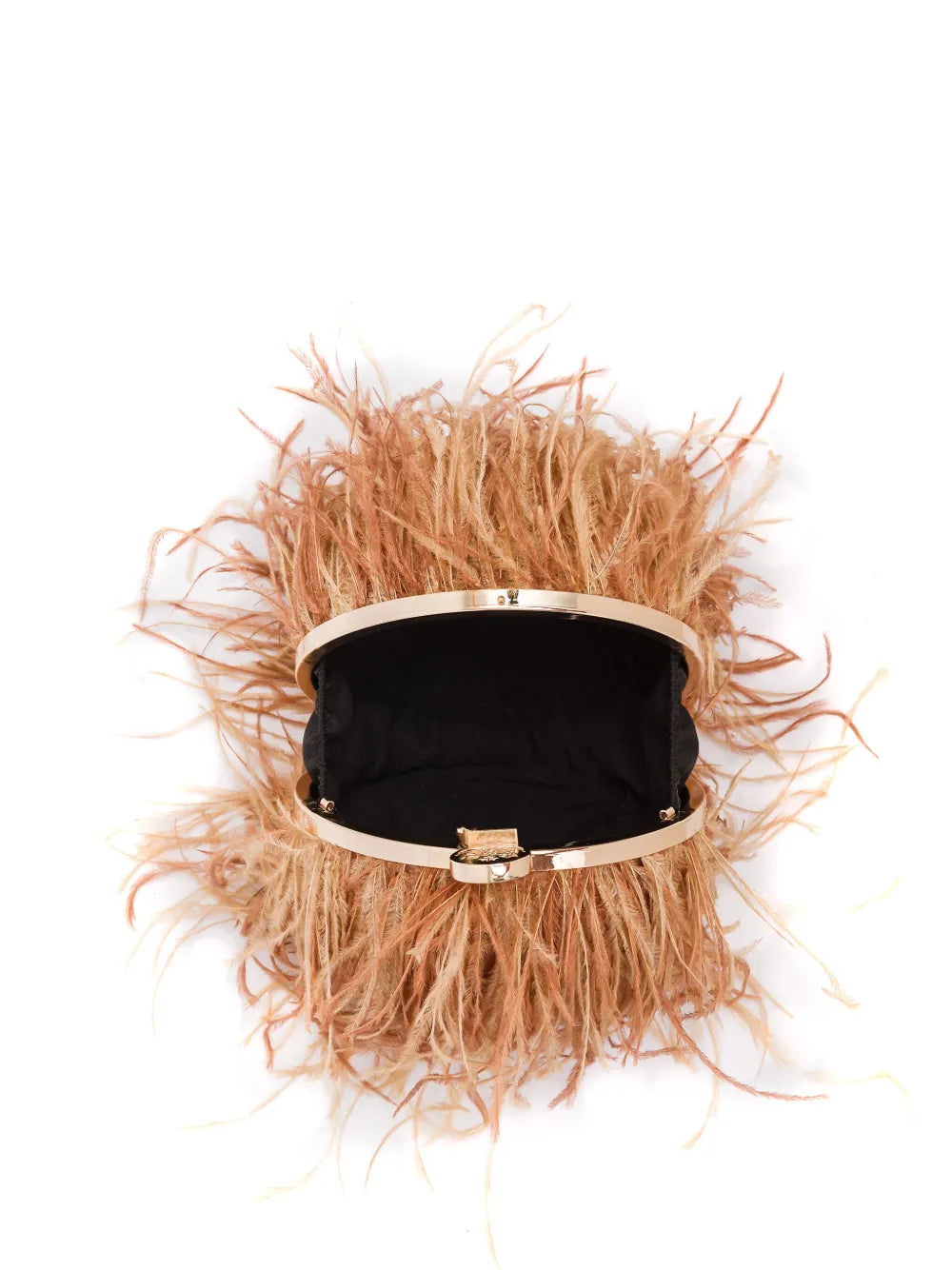Isla Lily Feathered Shoulder Bag — Same as shown — Size One Size — Detail View