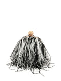 Isla Lily Feathered Shoulder Bag — Same as shown — Size One Size — Front View