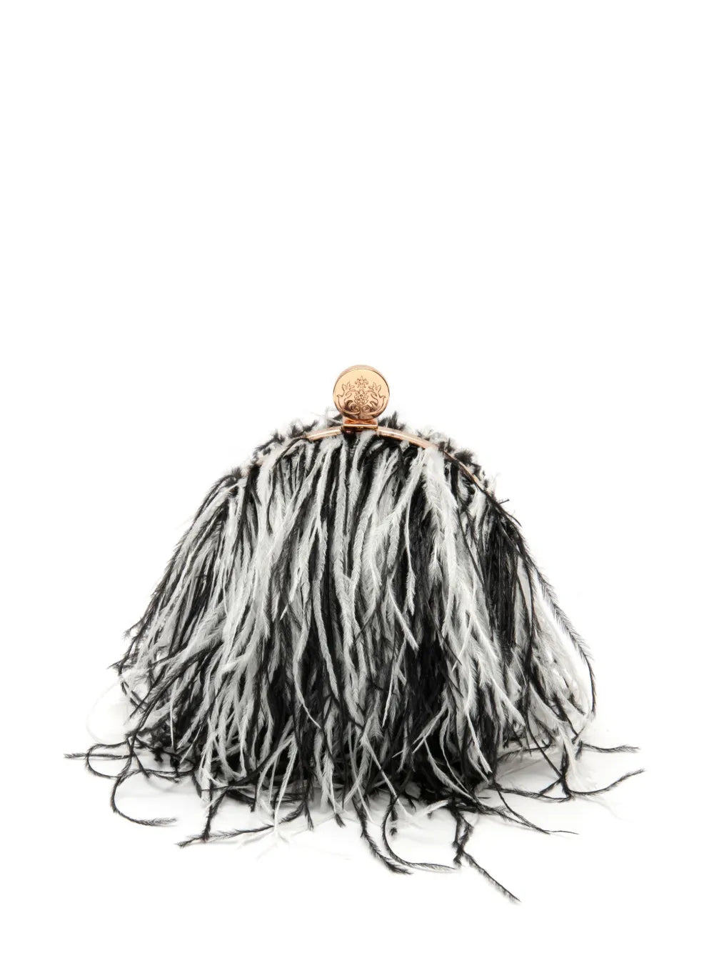 Isla Lily Feathered Shoulder Bag — Same as shown — Size One Size — Front View