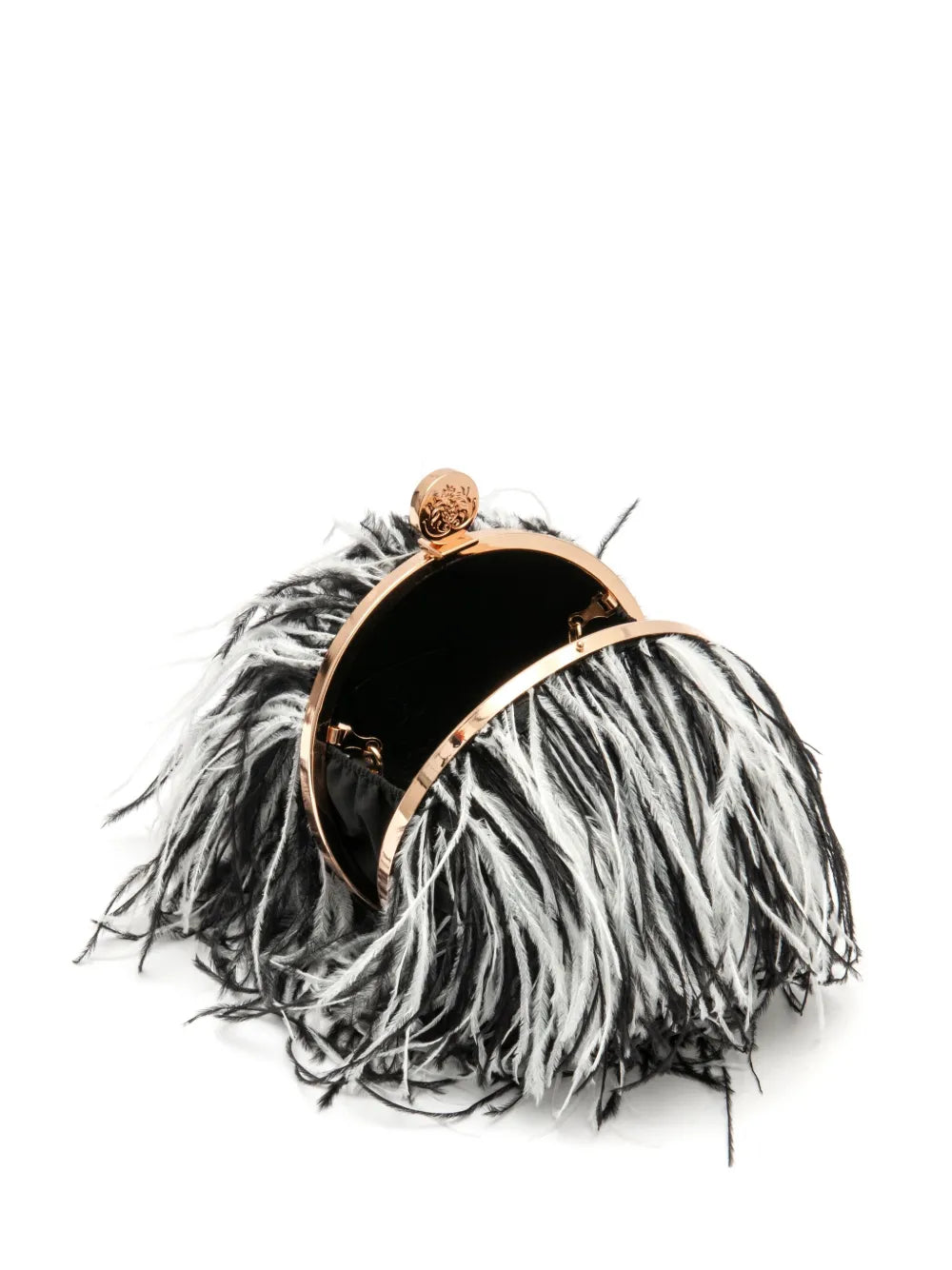 Isla Lily Feathered Shoulder Bag — Same as shown — Size One Size — Back View