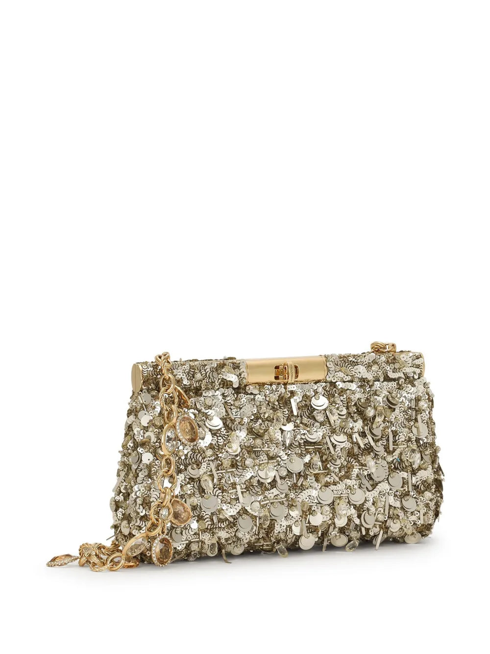 Dolce Gabbana Sequinned Shoulder Bag — Same as shown — Size One Size — Back View