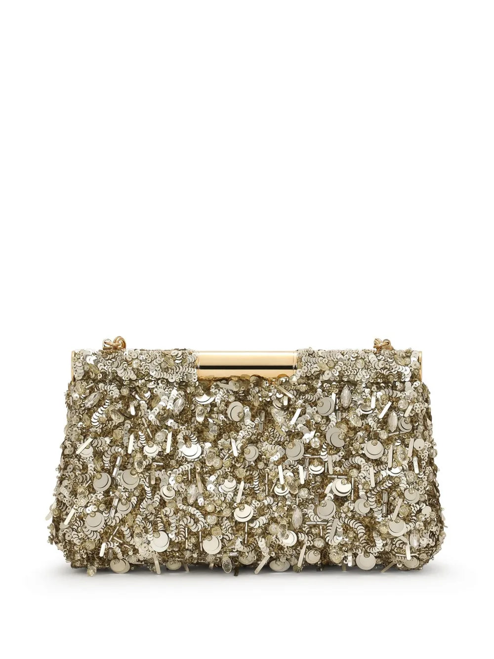 Dolce Gabbana Sequinned Shoulder Bag — Same as shown — Size One Size — Side View