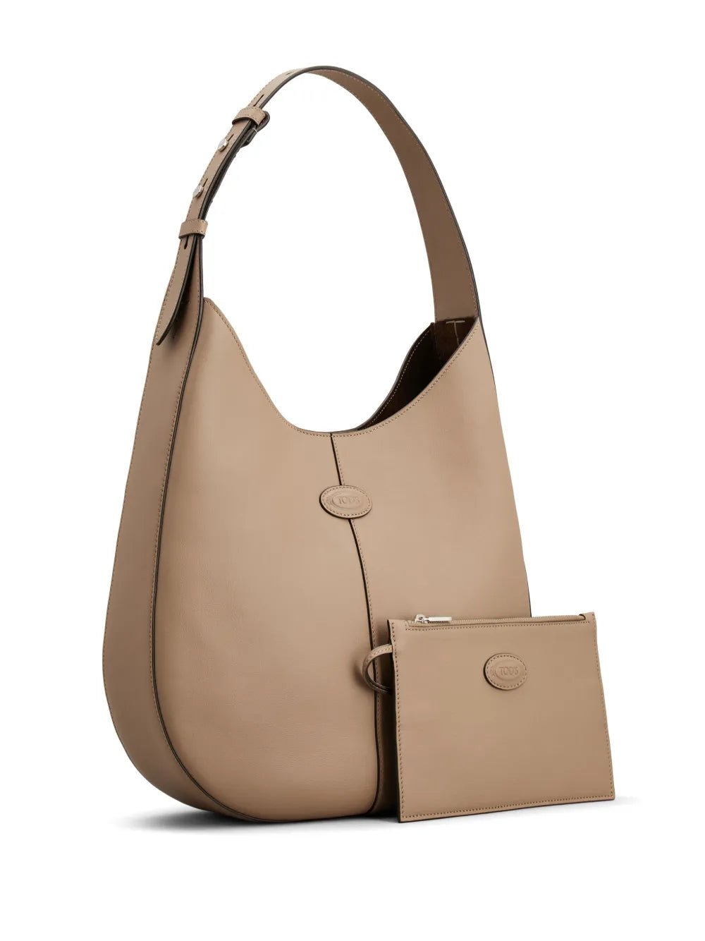 Tods Small Di Leather Shoulder Bag — Same as shown — Size One Size — Side View