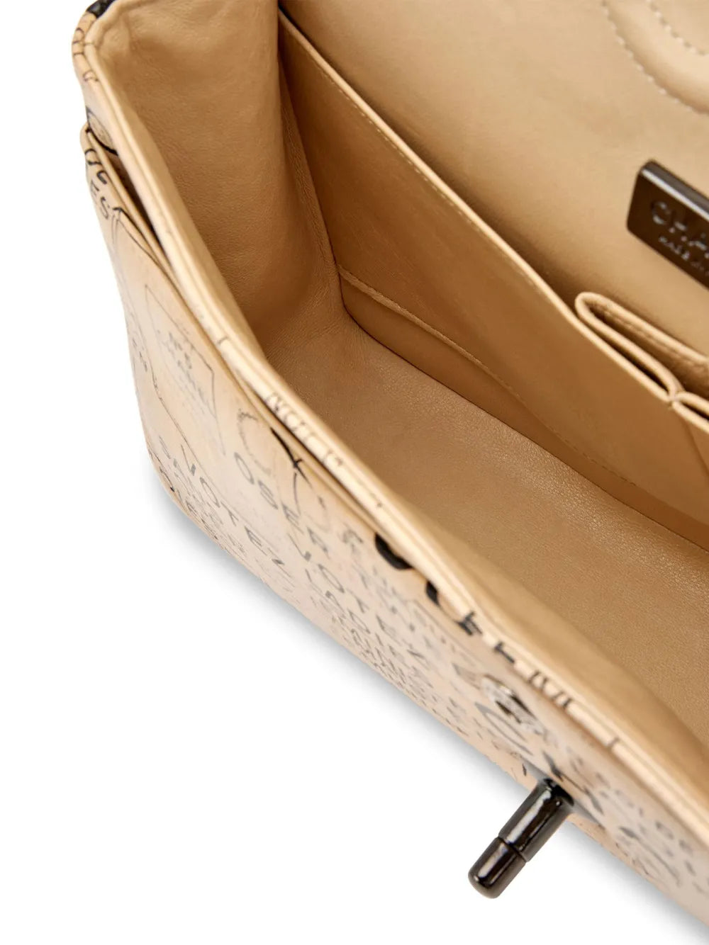 Chanel Pre Owned 2016 Newspaper Double Flap Shoulder Bag — Same as shown — Size One Size — Top View