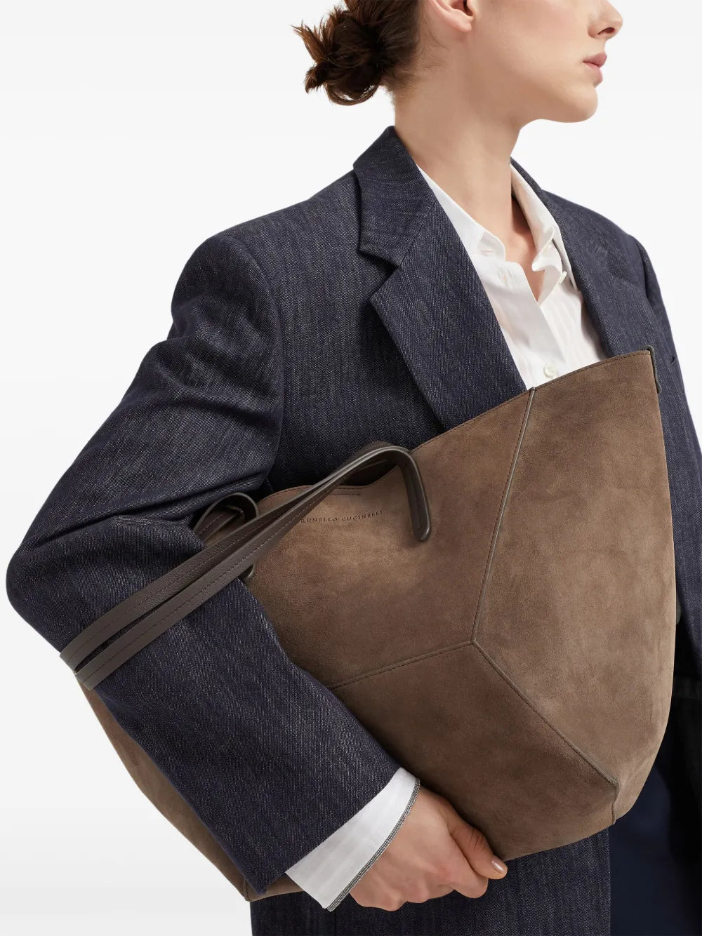 Brunello Cucinelli Bc Duo Tote Bag — Same as shown — Size One Size — Side View