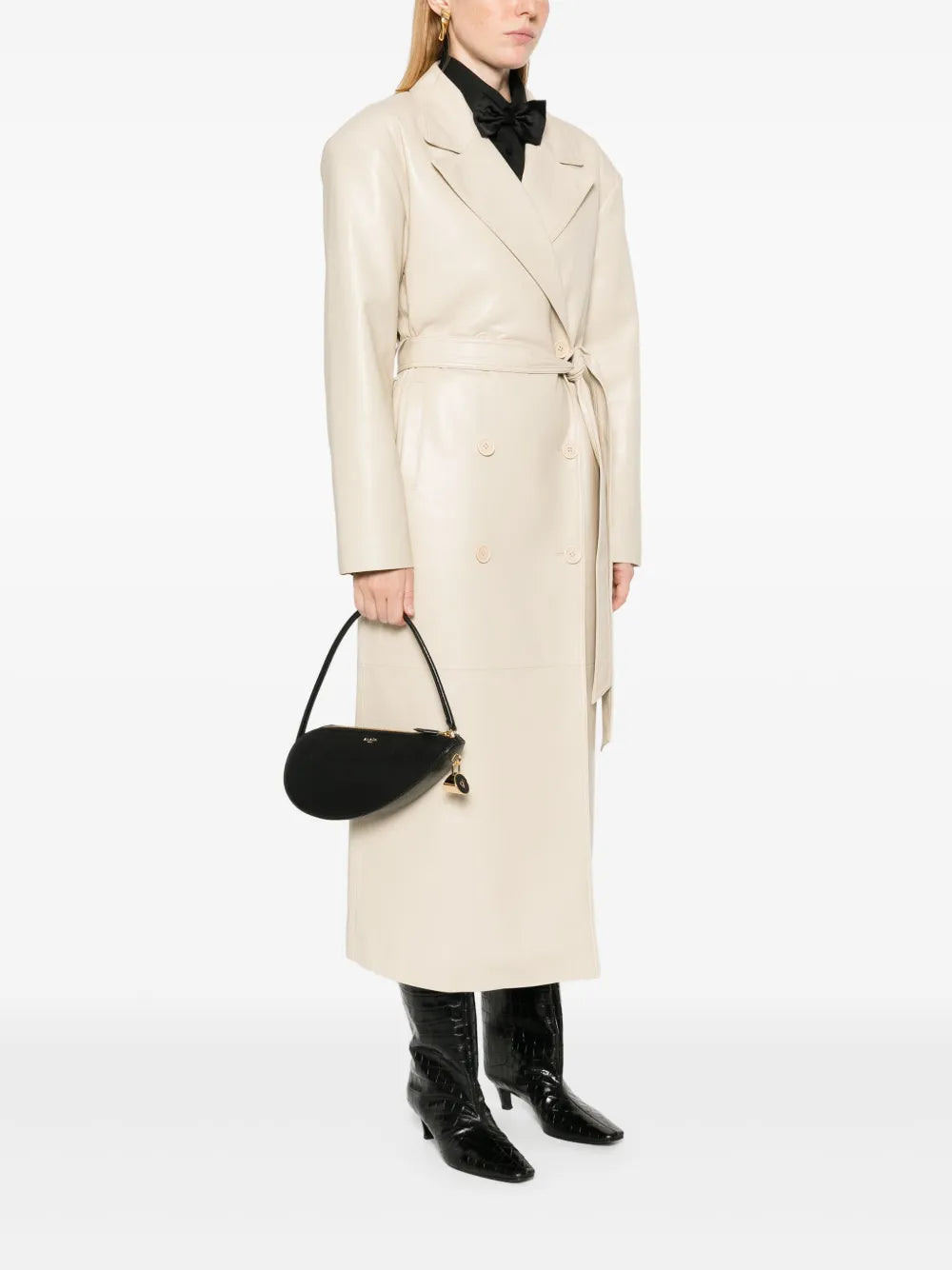 Alaia Le Demi Coeur Shoulder Bag — Same as shown — Size One Size — Side View