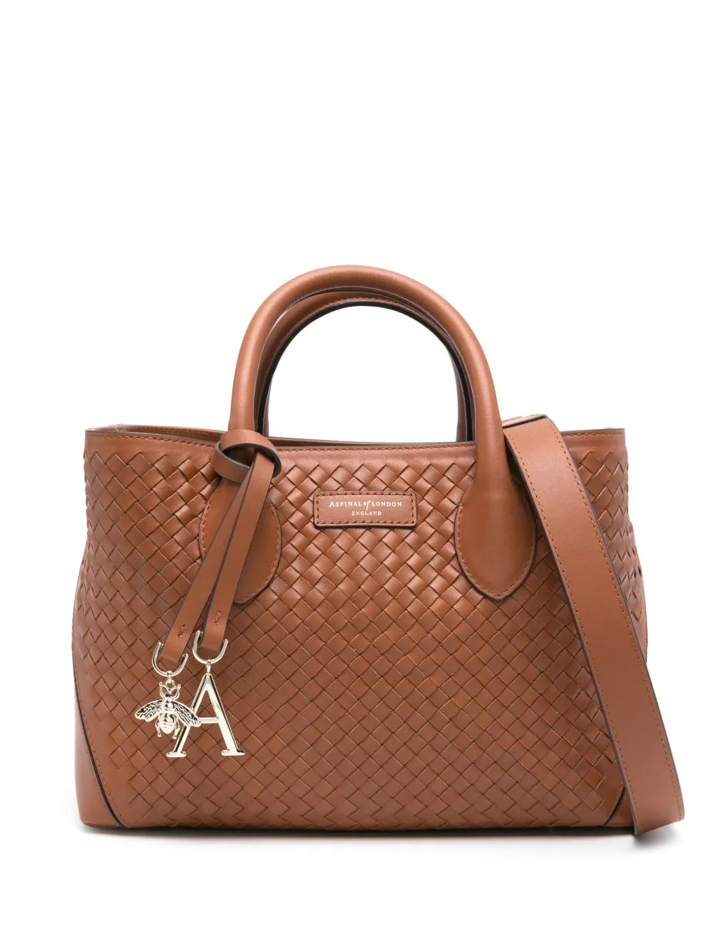 Aspinal Of London Medium London Woven Tote Bag — Same as shown — Size One Size — Front View