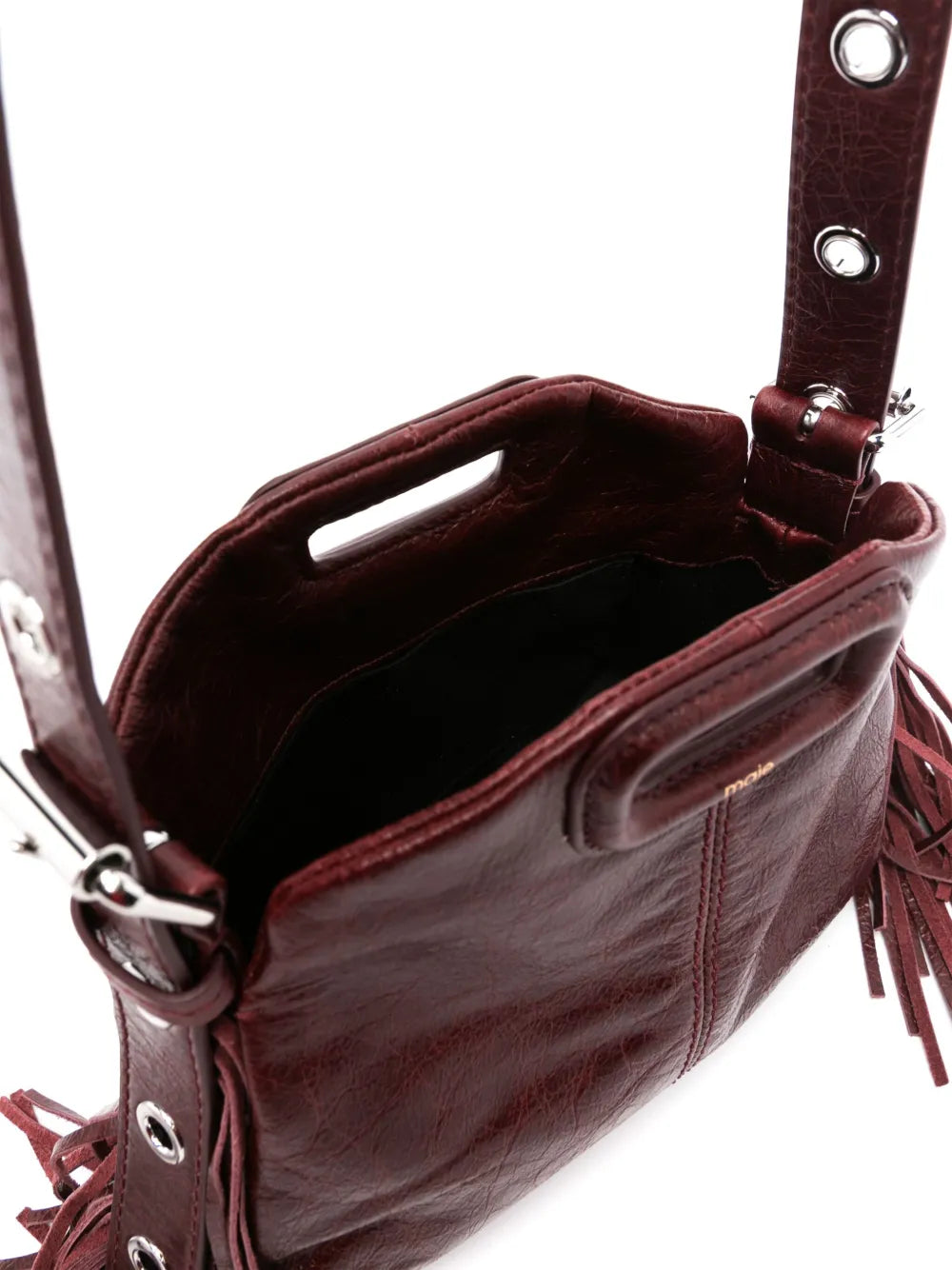 Maje Mini Miss M Leather Shoulder Bag — Same as shown — Size One Size — Detail View