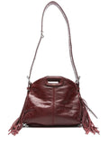 Maje Mini Miss M Leather Shoulder Bag — Same as shown — Size One Size — Front View