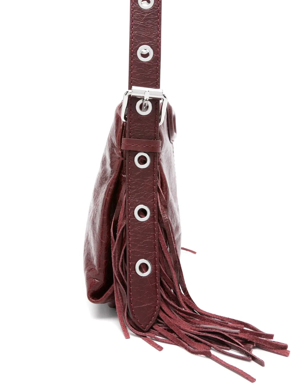 Maje Mini Miss M Leather Shoulder Bag — Same as shown — Size One Size — Top View
