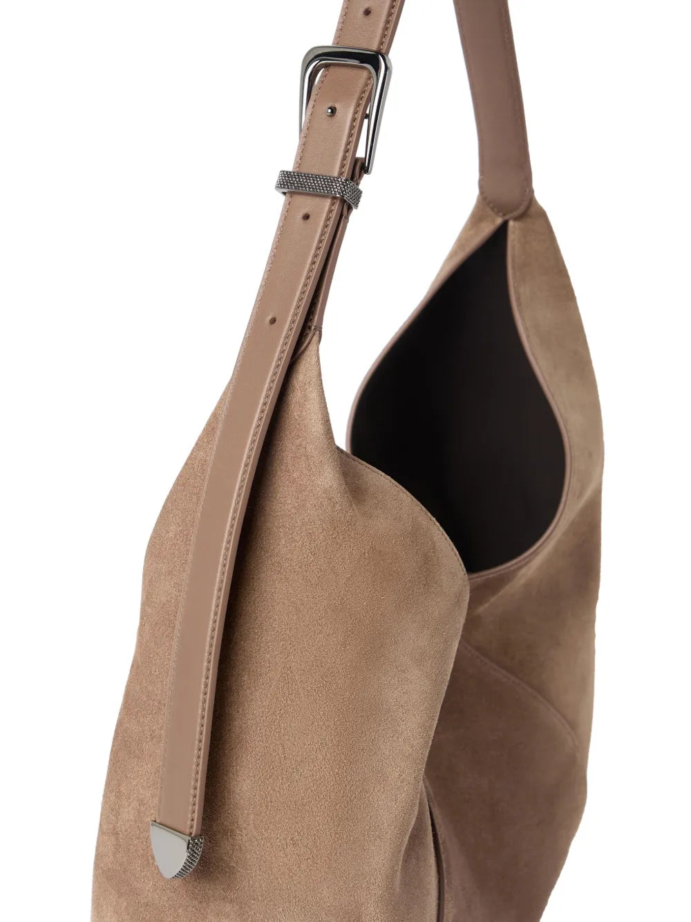 Brunello Cucinelli Bc Duo Suede Tote Bag — Same as shown — Size One Size — Top View