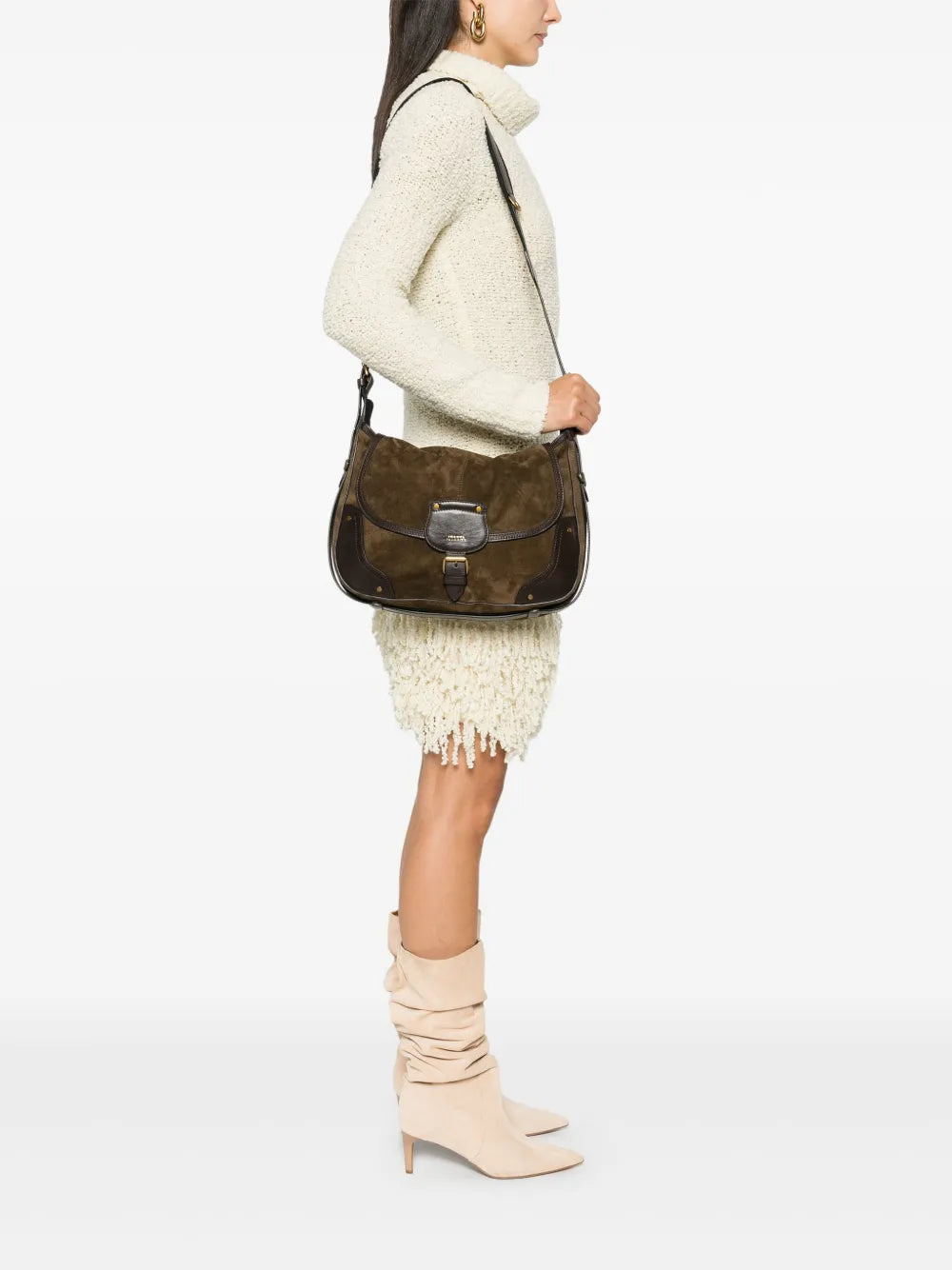 Isabel Marant Sierra Shoulder Bag — Same as shown — Size One Size — Side View