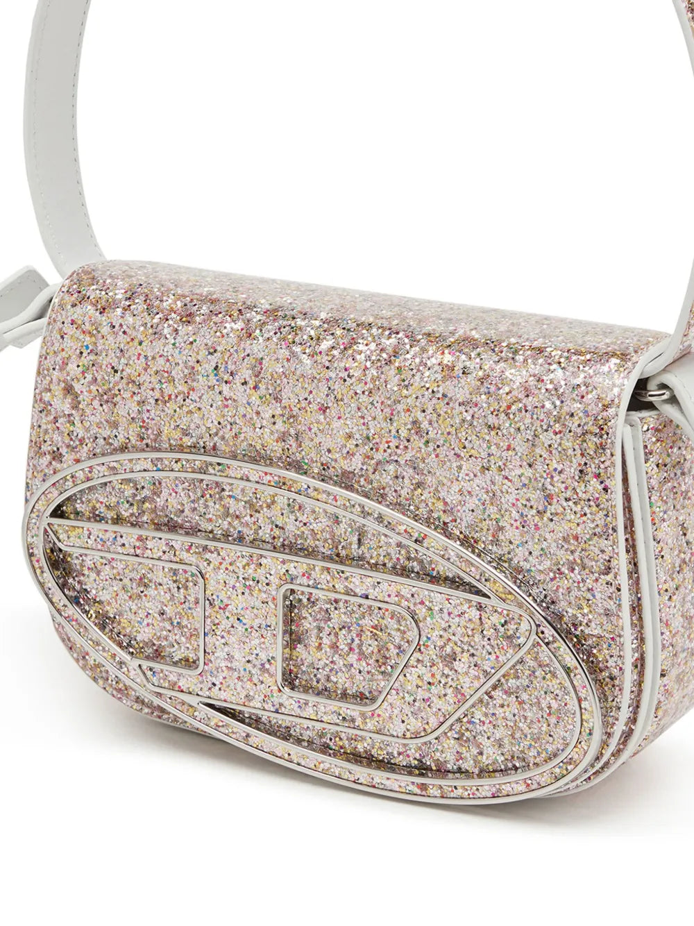 Diesel 1Dr Glitter Embellishment Shoulder Bag — Same as shown — Size One Size — Detail View