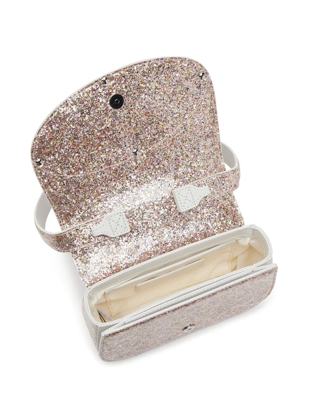 Diesel 1Dr Glitter Embellishment Shoulder Bag — Same as shown — Size One Size — Top View