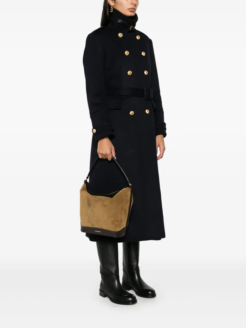 Sandro Tangoso Bucket Bag — Same as shown — Size One Size — Side View