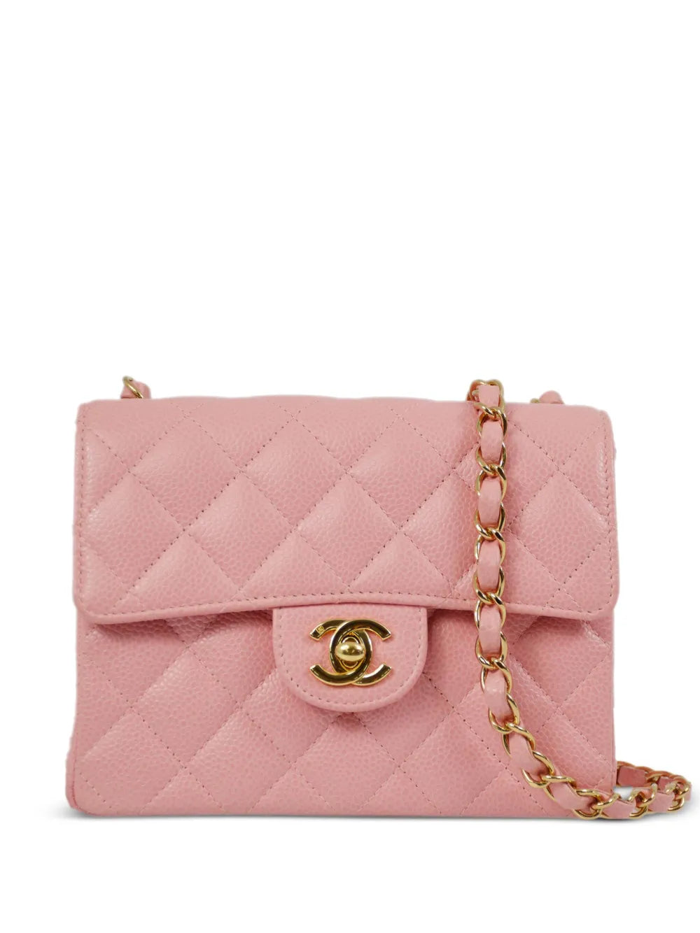 Chanel Pre Owned 2005 Mini Classic Flap Shoulder Bag — Same as shown — Size One Size — Front View