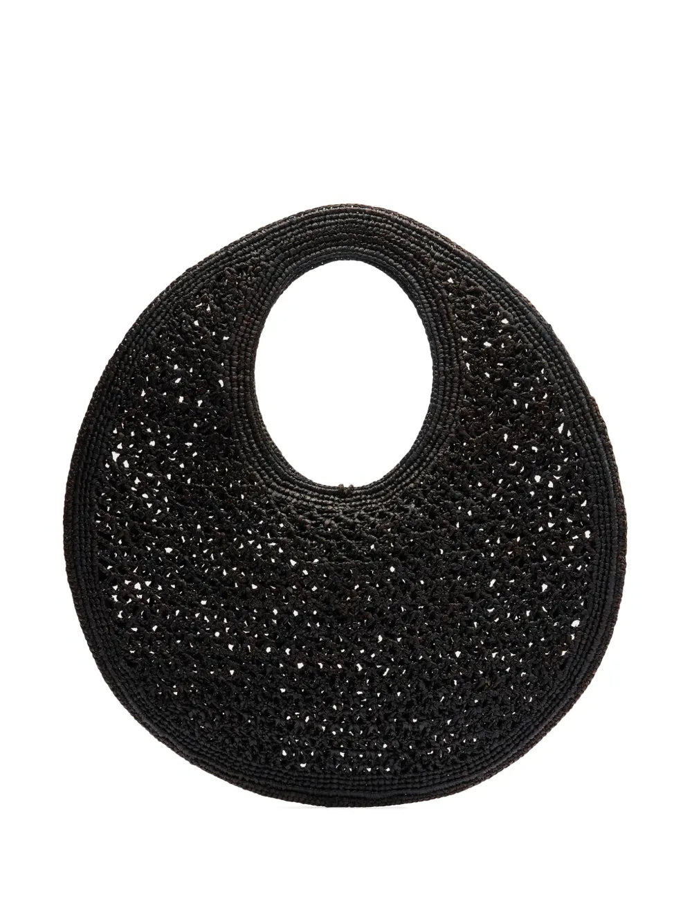 Jacquemus Le Rond Spiaggia Raffia Shoulder Bag — Same as shown — Size One Size — Side View
