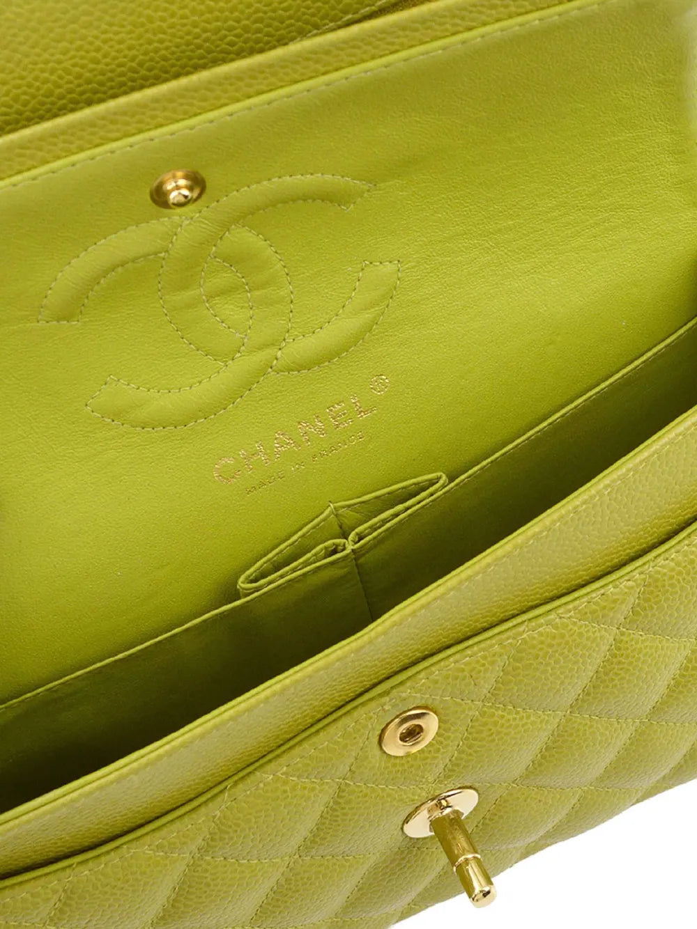 Chanel Pre Owned 2003 Small Double Flap Shoulder Bag — Same as shown — Size One Size — Top View