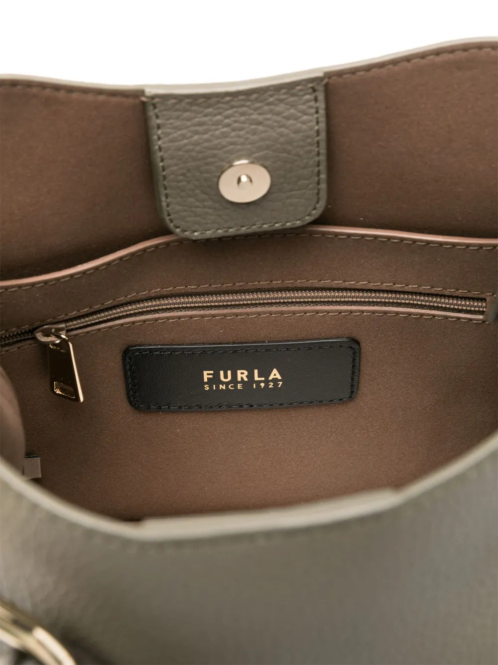 Furla Mini Nuvola Leather Bucket Bag — Same as shown — Size One Size — Detail View