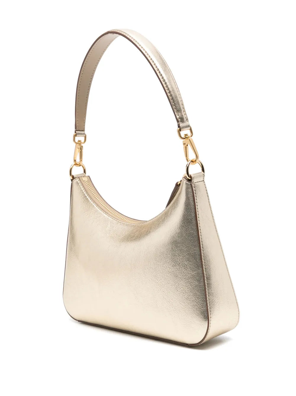Stella Mccartney Studded Logo Metallic Shoulder Bag — Same as shown — Size One Size — Back View
