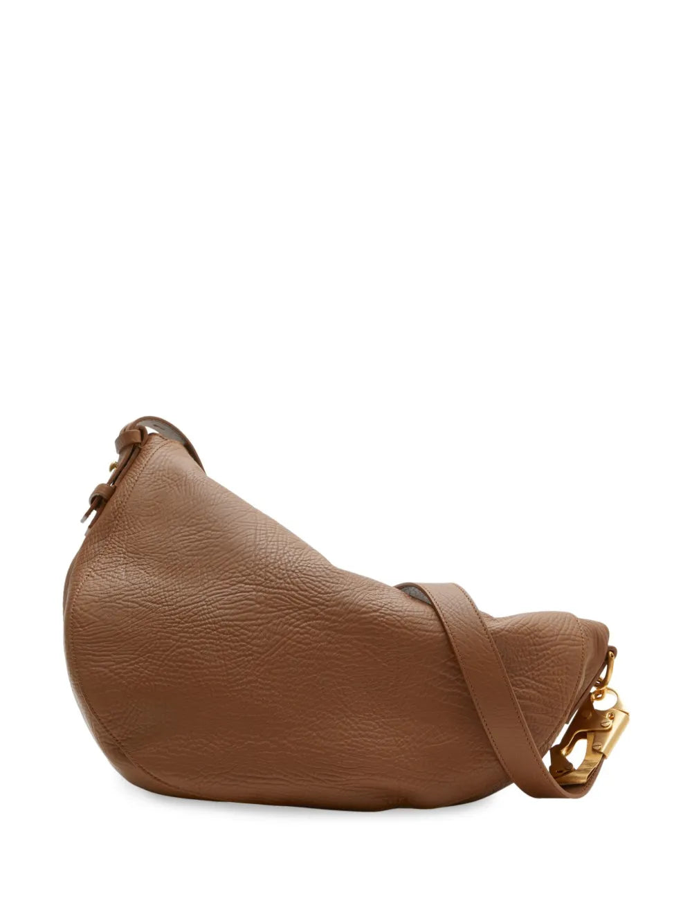 Burberry Medium Knight Leather Shoulder Bag — Same as shown — Size One Size — Top View