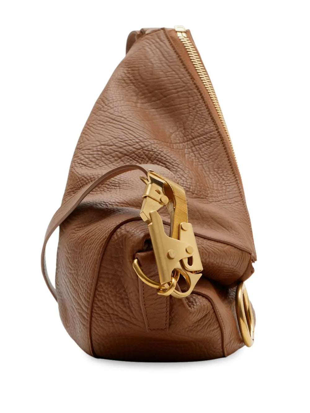 Burberry Medium Knight Leather Shoulder Bag — Same as shown — Size One Size — Detail View