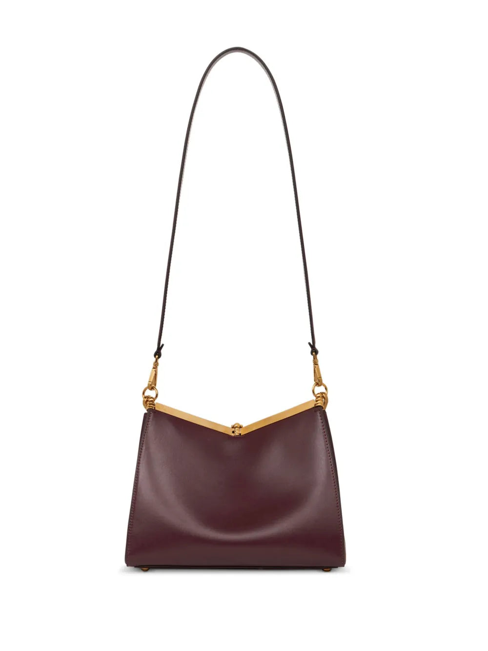 Etro Medium Vela Leather Shoulder Bag — Same as shown — Size One Size — Back View