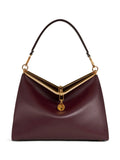 Etro Large Vela Leather Shoulder Bag — Same as shown — Size One Size — Front View